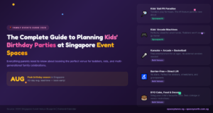 kids party venue Singapore