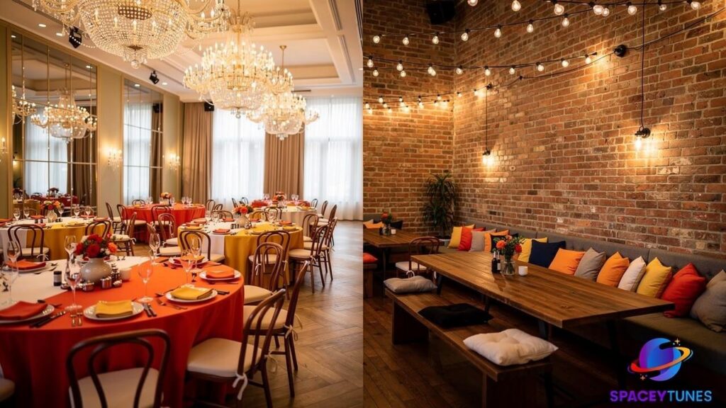 Comparison of independent event space rental Singapore versus hotel ballroom.